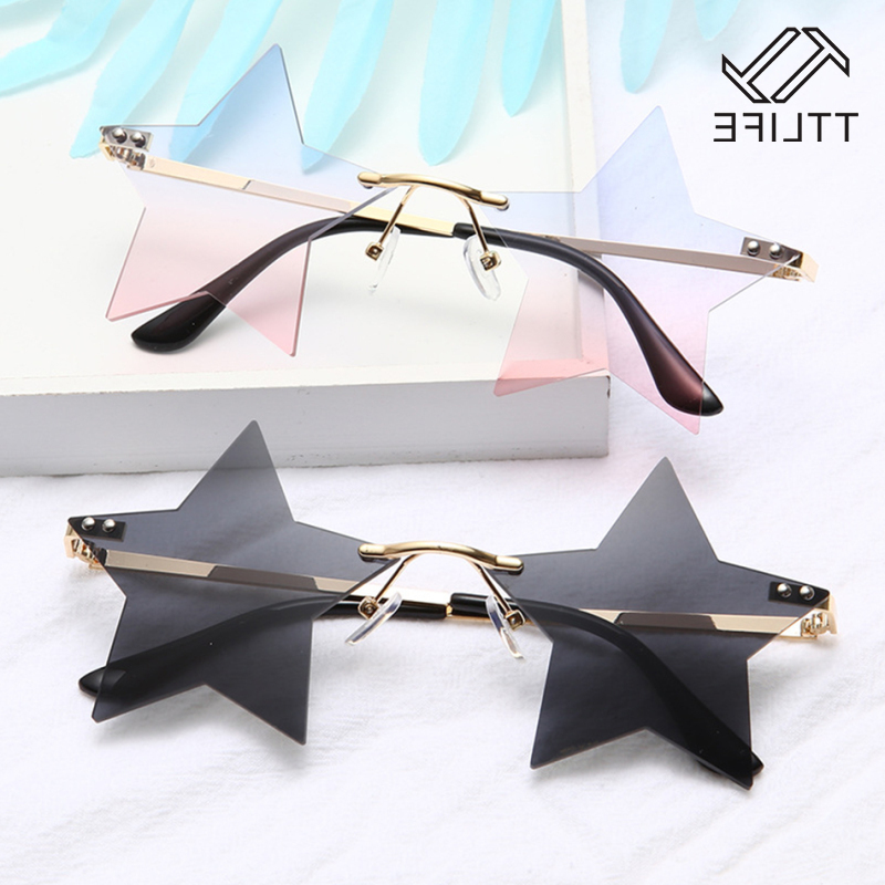 New TTLIFE Fashion Star Shaped Sunglasses Women Rimless Sun Alloy Frame Eyewear Clear Lens Glasses Gafas De Sol Mujer5
New TTLIFE Fashion Star Shaped Sunglasses Women Rimless Sun Alloy Frame Eyewear Clear Lens Glasses Gafas De Sol Mujer5