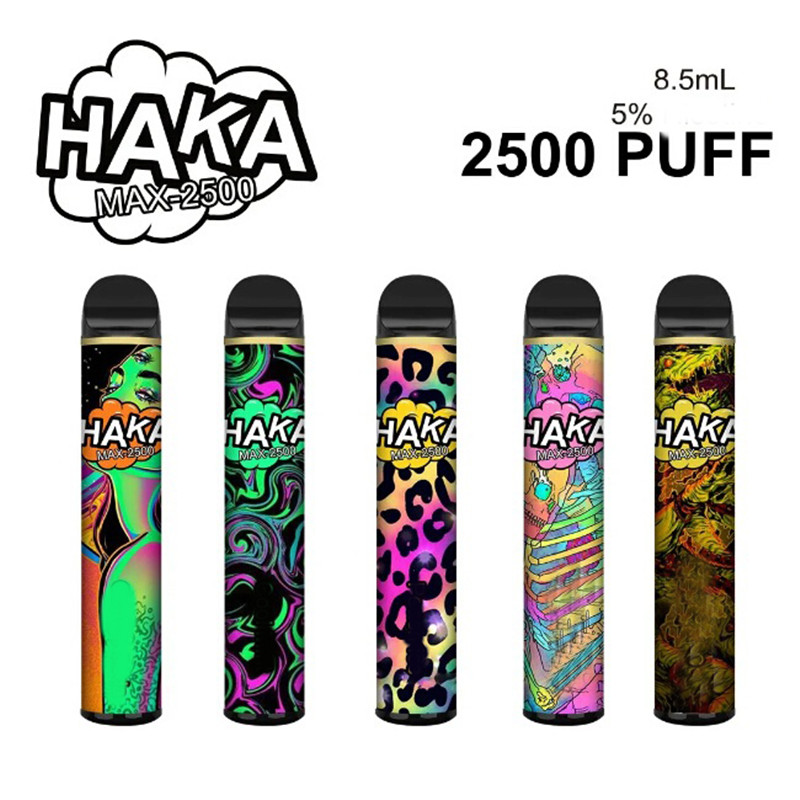 Authentic Haka Max Disposable Pod Device 2500 Puffs 8.5ml Prefilled Vape Stick Bar Pen Starter Kit Pod System 10 Colors
Authentic Haka Max Disposable Pod Device 2500 Puffs 8.5ml Prefilled Vape Stick Bar Pen Starter Kit Pod System 10 Colors