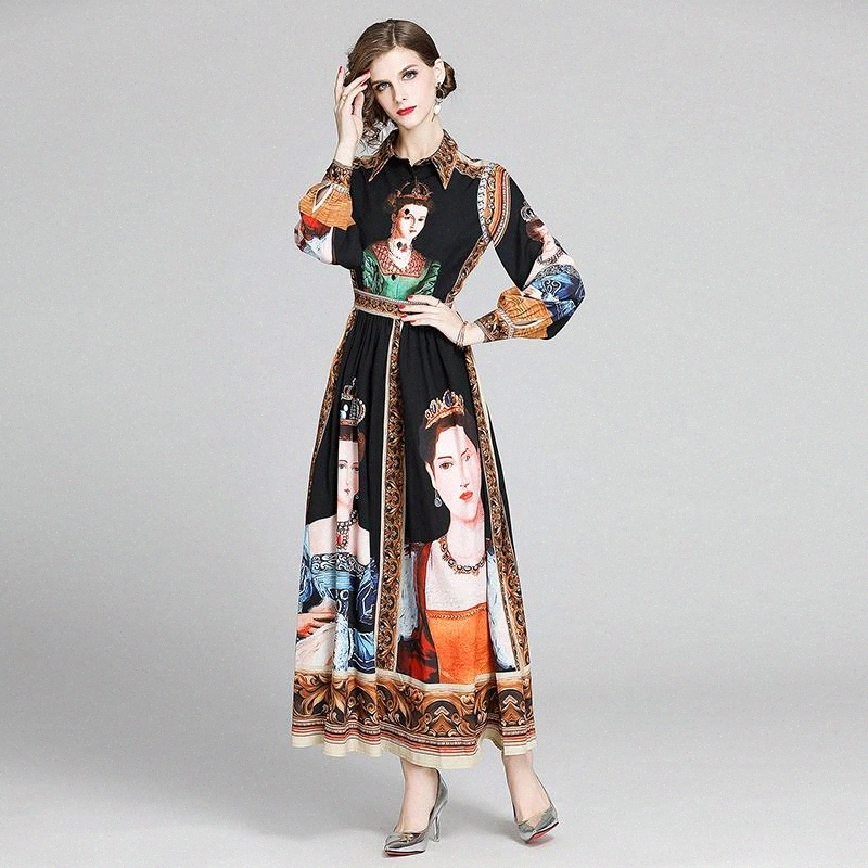 Runway Character Oil Painting Print Long Dress Women's Lantern Long Sleeve Turn Down Collar Empire Vintage Party Holiday Dress #tW97, Black;gray
Runway Character Oil Painting Print Long Dress Women's Lantern Long Sleeve Turn Down Collar Empire Vintage Party Holiday Dress #tW97, Black;gray