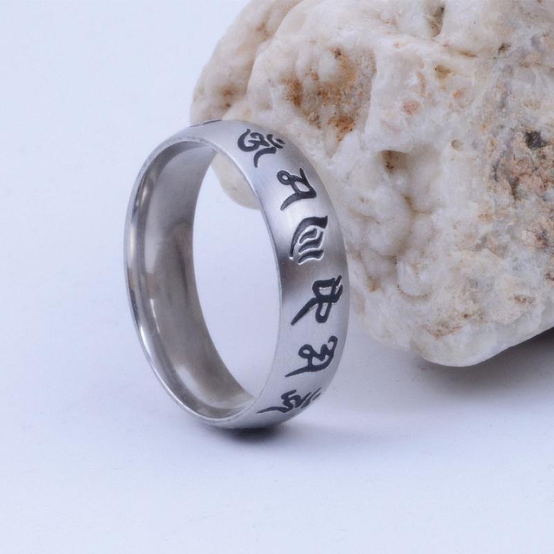 Minimalist Mens Stainless Steel Signet Rings Letter Runes om mani padme hum Ring For Men Women Feng Shui Simple Jewelry Anel
Minimalist Mens Stainless Steel Signet Rings Letter Runes om mani padme hum Ring For Men Women Feng Shui Simple Jewelry Anel