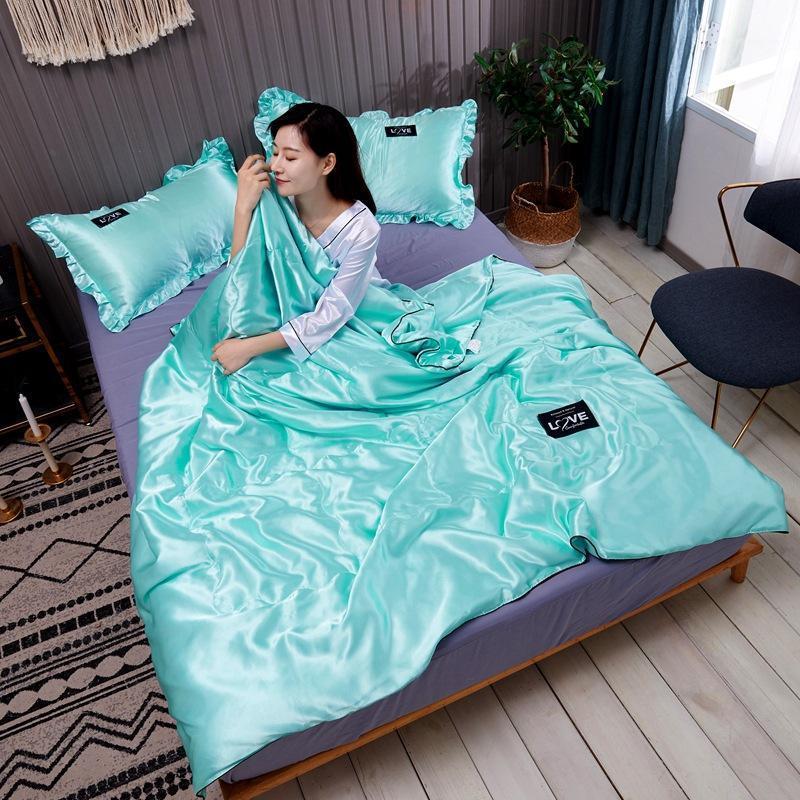 28Washed Silk Summer Air Condition Thin Soft Silk Quilt for Student Adult Office Sofa Bed Travel Airplane Home Textiles1, Purple
28Washed Silk Summer Air Condition Thin Soft Silk Quilt for Student Adult Office Sofa Bed Travel Airplane Home Textiles1, Purple