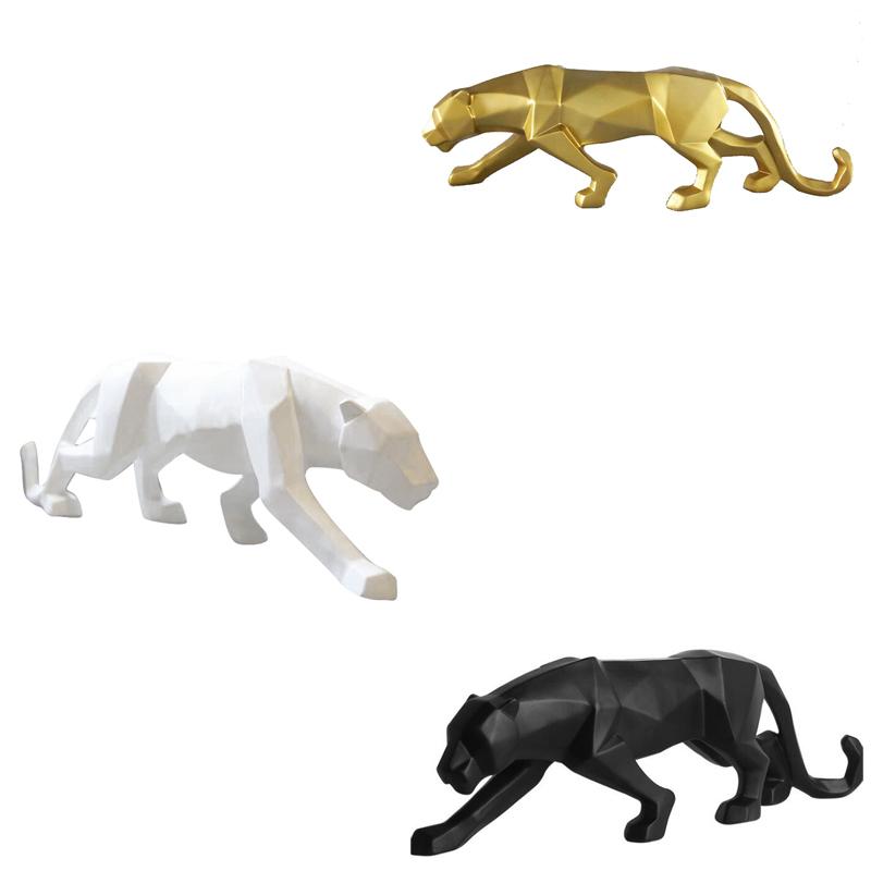 Cheetah Statue Abstract Geometric Style Resin Leopard Sculpture Family Bedroom Office Decoration Gift
Cheetah Statue Abstract Geometric Style Resin Leopard Sculpture Family Bedroom Office Decoration Gift