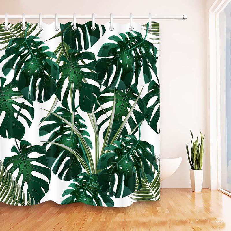 180 x 180cm Tropical Plants Shower Curtains for Bathroom Polyester Fabric Shower Curtain Leaves Printing Scenic Curtains
180 x 180cm Tropical Plants Shower Curtains for Bathroom Polyester Fabric Shower Curtain Leaves Printing Scenic Curtains