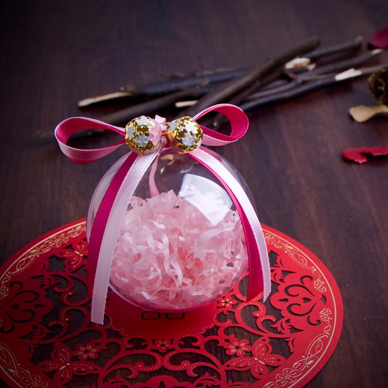 20pc Transparent sphere candy box Small bell Bow Plastic crystal ball wedding gift box packaging boxes baby shower Party Supplie
20pc Transparent sphere candy box Small bell Bow Plastic crystal ball wedding gift box packaging boxes baby shower Party Supplie