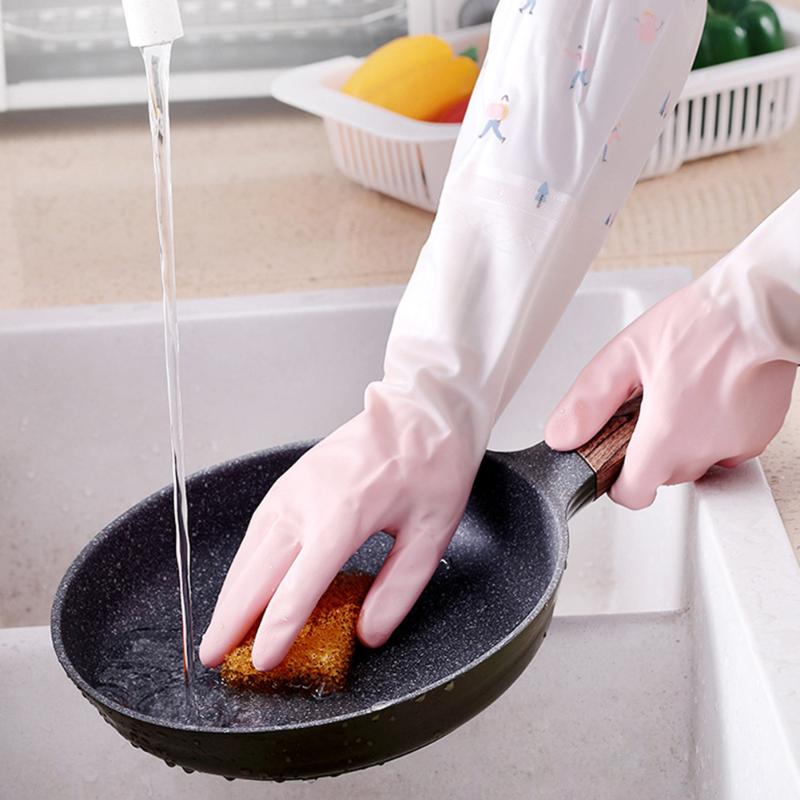 Adults Gloves Unisex Reusable Thickened Protective Latex Gloves for Service Cleaning Pink/Blue/White
Adults Gloves Unisex Reusable Thickened Protective Latex Gloves for Service Cleaning Pink/Blue/White