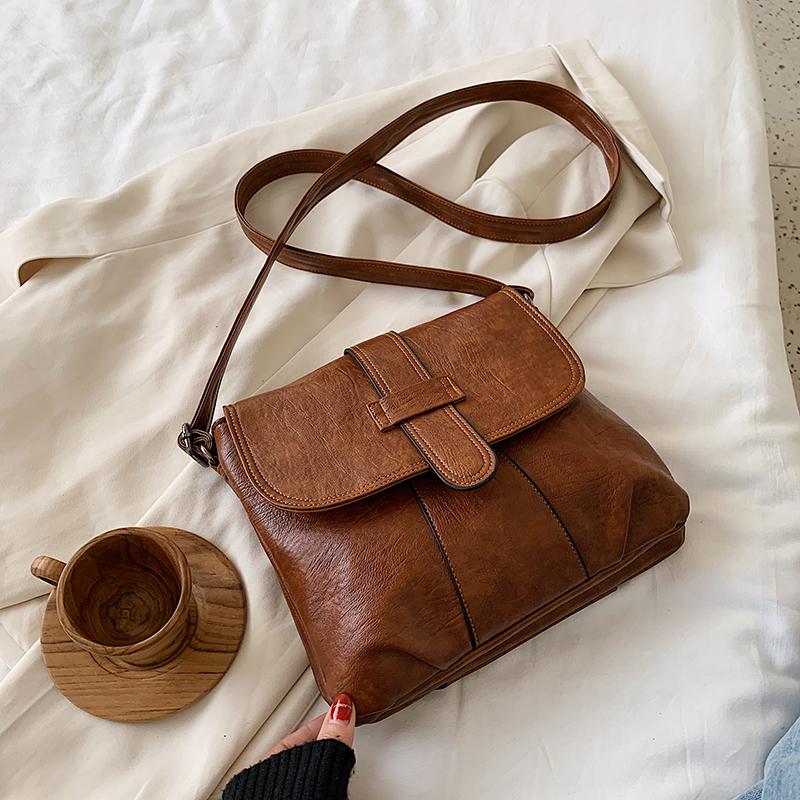 Square Small Crossbody Bags For Women 2021 Casual Girls Handbag Brown Vintage Leather Bags Soft Wide Strap Shoulder Bag Black, White shoulder bags 
Square Small Crossbody Bags For Women 2021 Casual Girls Handbag Brown Vintage Leather Bags Soft Wide Strap Shoulder Bag Black, White shoulder bags