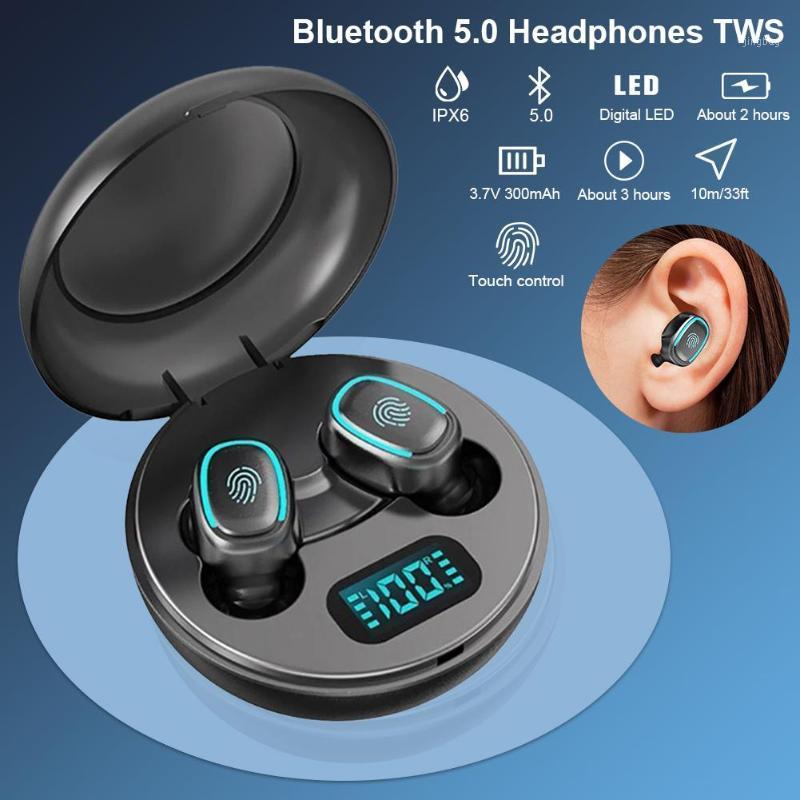 Wireless IPX6 Waterproof Touch 3D Sound Earplug Is Built In with Bluetooth 5.0 Headset with LED Display1
Wireless IPX6 Waterproof Touch 3D Sound Earplug Is Built In with Bluetooth 5.0 Headset with LED Display1
