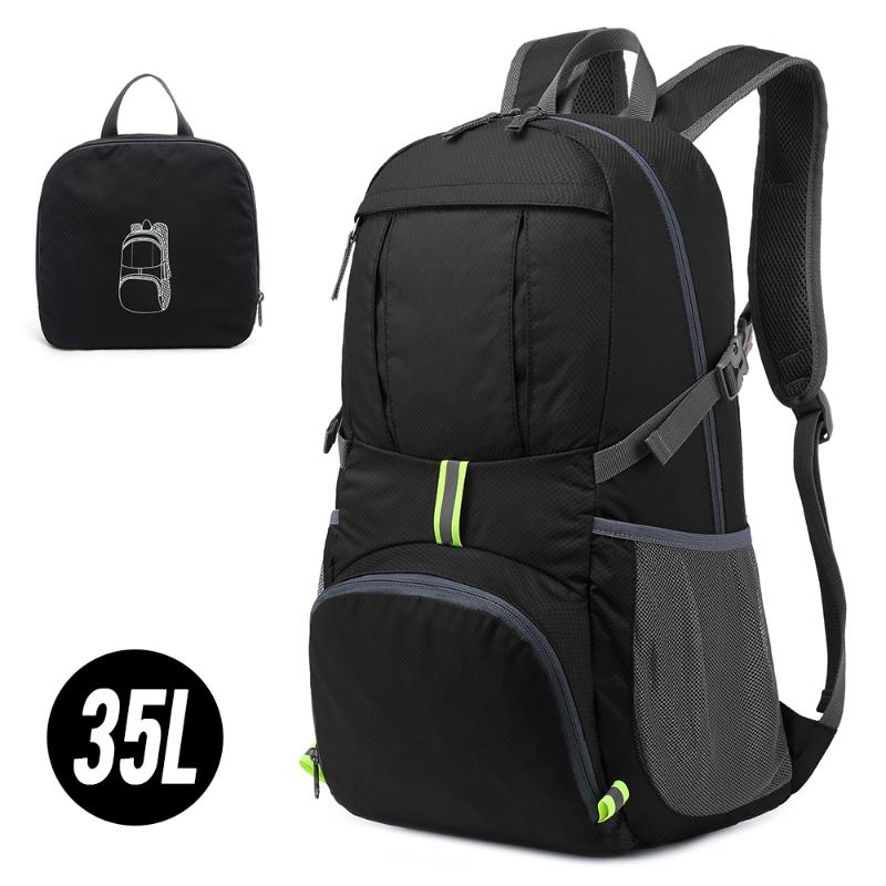 35L Lightweight Folding Backpack Waterproof Climbing Bag Pack for Outdoor Sports Camping Hiking Traveling School Student, Orange
35L Lightweight Folding Backpack Waterproof Climbing Bag Pack for Outdoor Sports Camping Hiking Traveling School Student, Orange