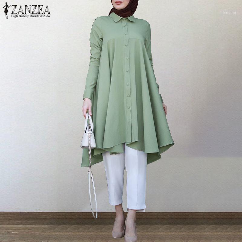 Women' Blouses & Shirts Kaftan Solid Islam Clothing Women' Autumn Blouse ZANZEA 2021 Casual Long Sleeve Turkish Robe Female Asymmetri, Black
Women' Blouses & Shirts Kaftan Solid Islam Clothing Women' Autumn Blouse ZANZEA 2021 Casual Long Sleeve Turkish Robe Female Asymmetri, Black