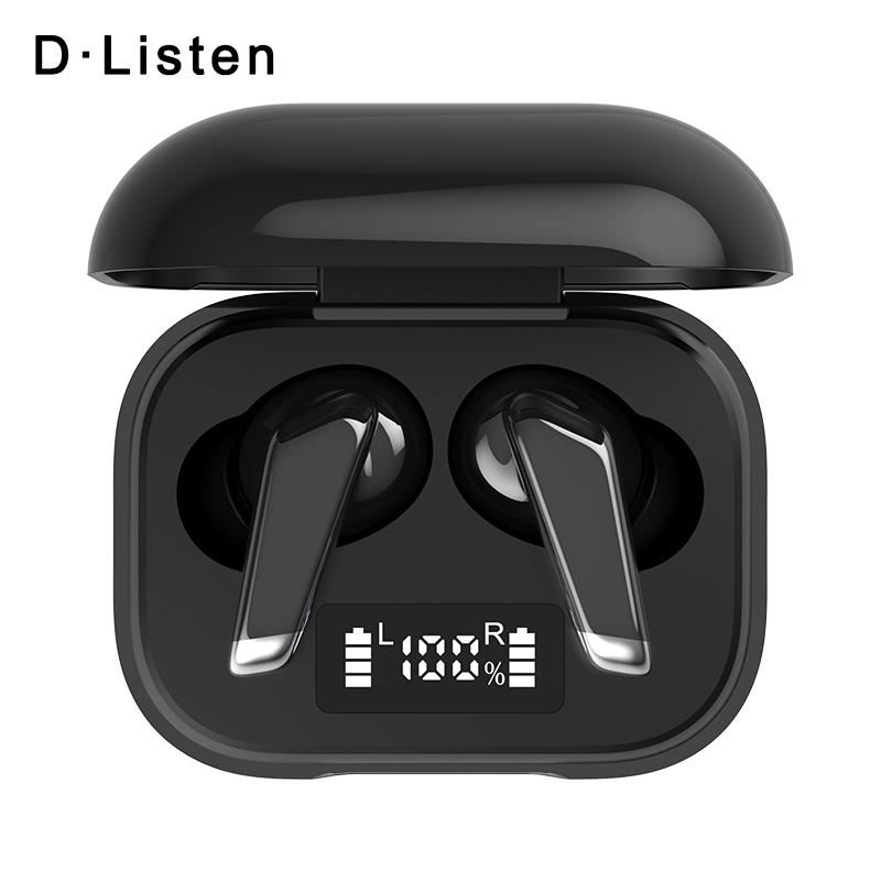 TWS Bluetooth Earphones 5.0 Wireless Headphones 9D Sound Mini Touch Control Sports Waterproof Earbuds Headsets With Microphone, Black
TWS Bluetooth Earphones 5.0 Wireless Headphones 9D Sound Mini Touch Control Sports Waterproof Earbuds Headsets With Microphone, Black