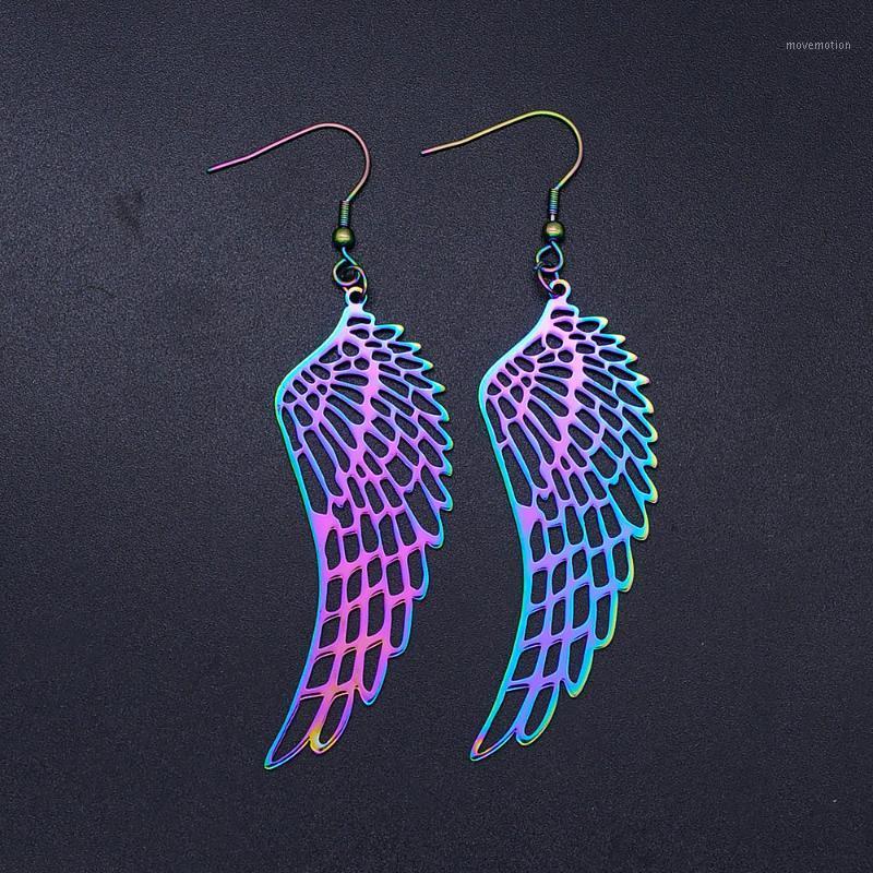 Super Unique Rainbow Color Stainless Steel Fashion Bohemia Wing Drop Earring for Women Trendy Jewelry Dropshipping Gift1
Super Unique Rainbow Color Stainless Steel Fashion Bohemia Wing Drop Earring for Women Trendy Jewelry Dropshipping Gift1