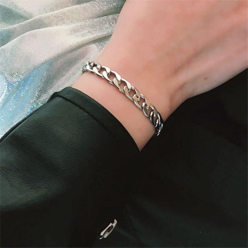 Cool Cuban Brake Chain Men's Bracelet Stainless Steel Hip-hop Jewelry Women Men Punk Rock Hand Link Steel Pulsera Hombre
Cool Cuban Brake Chain Men's Bracelet Stainless Steel Hip-hop Jewelry Women Men Punk Rock Hand Link Steel Pulsera Hombre