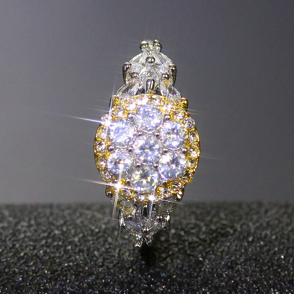 Real 925 Sterling Silver CZ Diamond RING Fit Pandora style 18K Gold Wedding Ring Engagement Jewelry for Women
Real 925 Sterling Silver CZ Diamond RING Fit Pandora style 18K Gold Wedding Ring Engagement Jewelry for Women