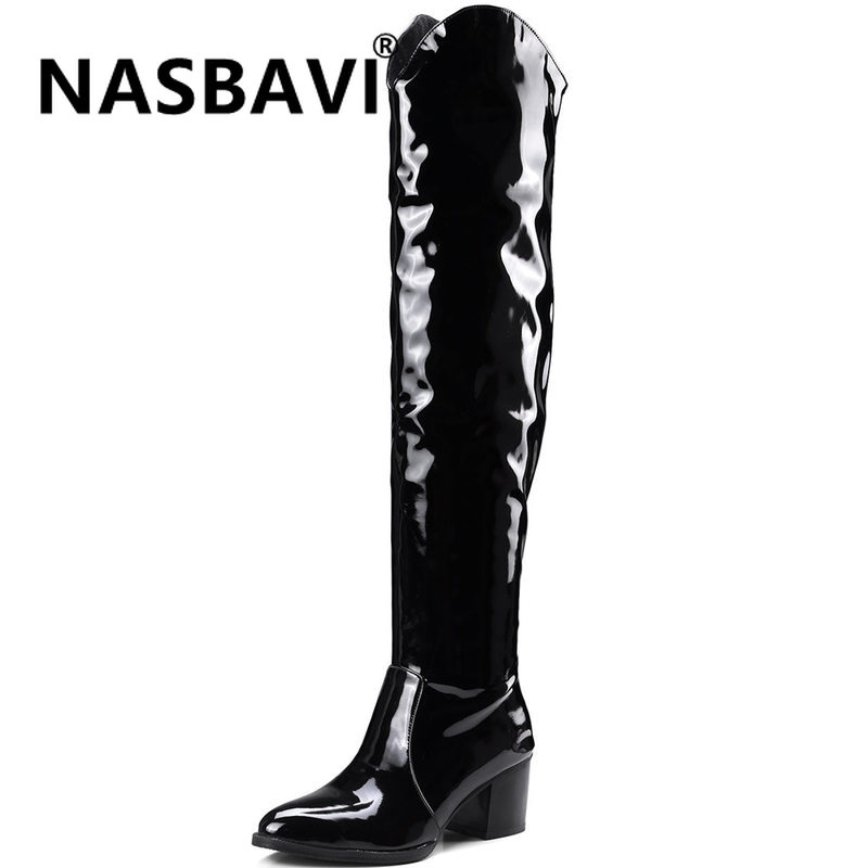 NASBAVI 2020 new leopard Women Sexy long boots Over the knee Pointed mid heel set head boot Bare boots black
NASBAVI 2020 new leopard Women Sexy long boots Over the knee Pointed mid heel set head boot Bare boots black