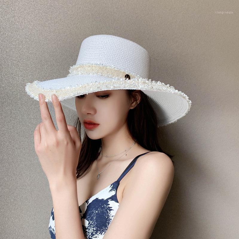 Fashion Summer Letter M Decorate Paper Straw Jazz Hat Outdoor Men Women Wide Brim Sun Hats Breathable Beach Travel Cap, Blue;gray
Fashion Summer Letter M Decorate Paper Straw Jazz Hat Outdoor Men Women Wide Brim Sun Hats Breathable Beach Travel Cap, Blue;gray