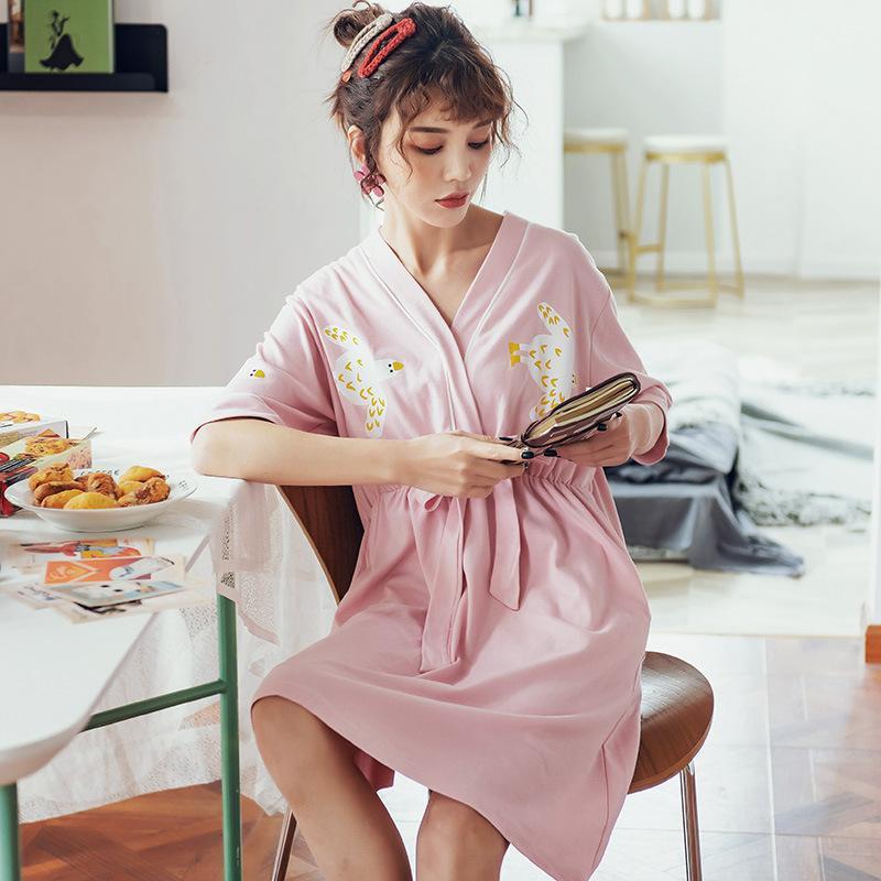 Nightdess Women Summer Short-sleeved Cotton Strawberry Nightdress Sweet and Cute Princess Style Loose Casual Homewear Suit1, Y969
Nightdess Women Summer Short-sleeved Cotton Strawberry Nightdress Sweet and Cute Princess Style Loose Casual Homewear Suit1, Y969