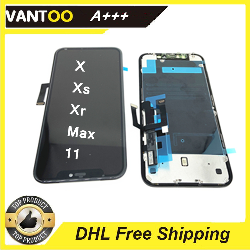LCD Display Touch Panels For iPhone X Xr Xs Max for iPhone 11 11Pro Max A+++ TFT High Brigtness Quality 100% Test Well Free DHL
LCD Display Touch Panels For iPhone X Xr Xs Max for iPhone 11 11Pro Max A+++ TFT High Brigtness Quality 100% Test Well Free DHL