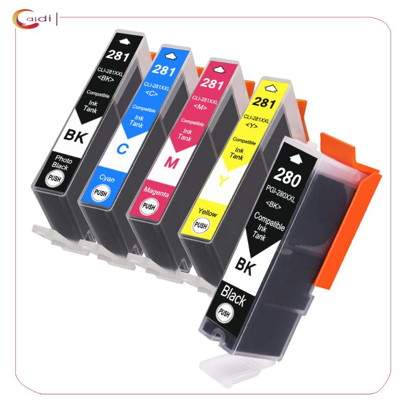 Compatible Ink Cartridge for Canon PGI-280XXL CLI-281XXL PGI 280 CLI 281 for Pixma TS9120 TS6120 TS6220 TS8120 TR7520 TR8520
Compatible Ink Cartridge for Canon PGI-280XXL CLI-281XXL PGI 280 CLI 281 for Pixma TS9120 TS6120 TS6220 TS8120 TR7520 TR8520