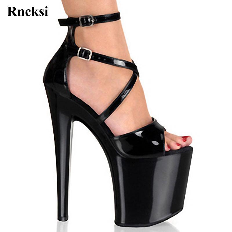 Rncksi Summer With Dress Sexy New Women Shoes sandals platform 20cm high heels Night clubbing Pole Dance Sandals Shoes, Black
Rncksi Summer With Dress Sexy New Women Shoes sandals platform 20cm high heels Night clubbing Pole Dance Sandals Shoes, Black