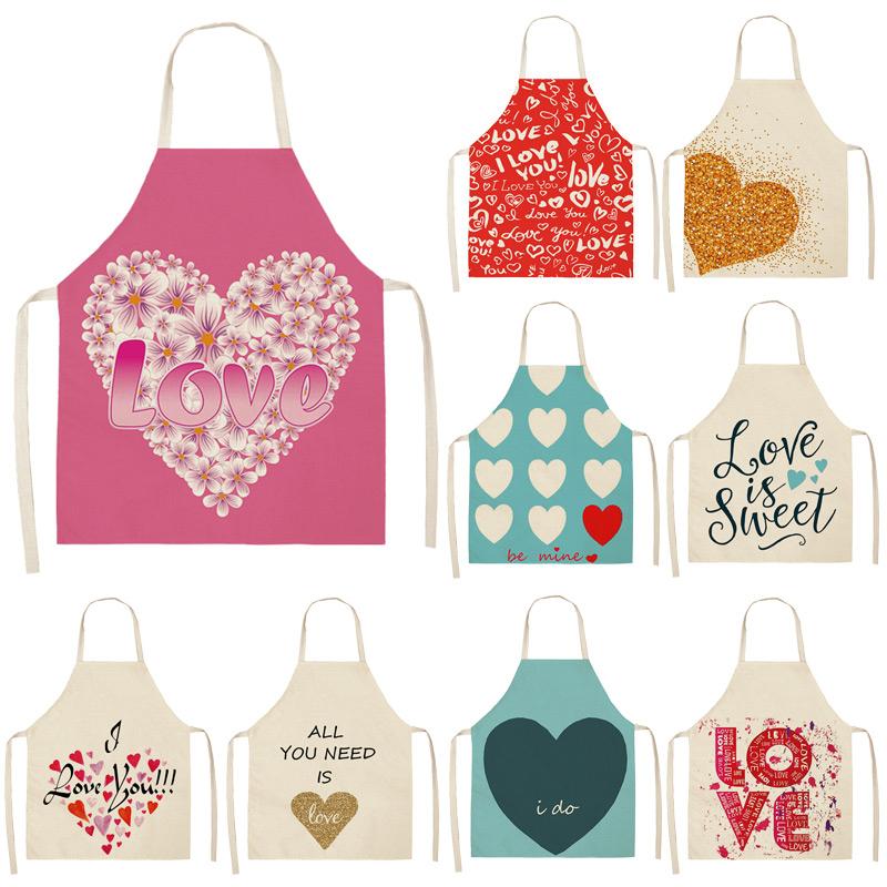 1Pcs Love Heart Pattern Cleaning Colorful Aprons Home Cooking Kitchen Apron Cook Wear Cotton Linen Adult Bibs 53*65cm WQL0207
1Pcs Love Heart Pattern Cleaning Colorful Aprons Home Cooking Kitchen Apron Cook Wear Cotton Linen Adult Bibs 53*65cm WQL0207