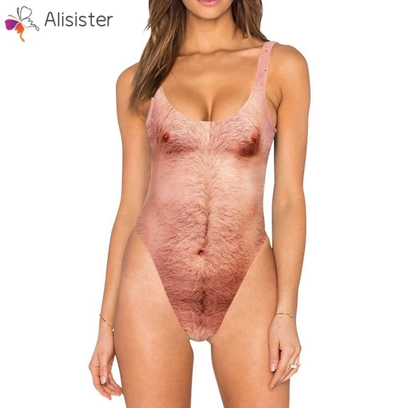 Funny Chest Muscle Hair 3D Print One Piece Swimsuit Women Sexy Backless Bathing Suit Summer Swimwear Monokini Swimwears Y200319
Funny Chest Muscle Hair 3D Print One Piece Swimsuit Women Sexy Backless Bathing Suit Summer Swimwear Monokini Swimwears Y200319