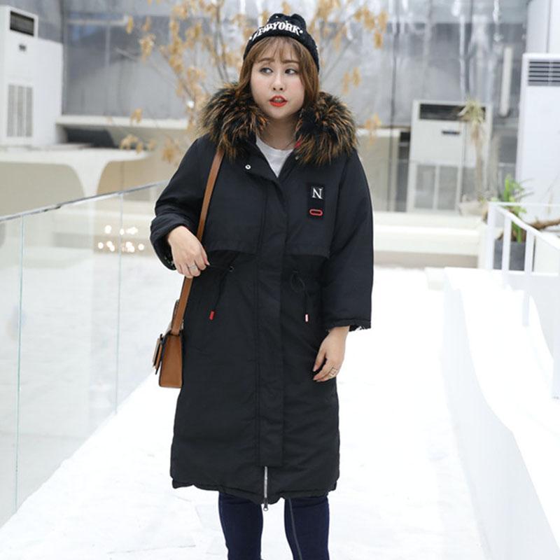 Winter Parka Women Oversize 8XL Down cotton jacket Two sides wear Thicken Hooded Long Coats Plus size -8XL Fur collar KW104, Black
Winter Parka Women Oversize 8XL Down cotton jacket Two sides wear Thicken Hooded Long Coats Plus size -8XL Fur collar KW104, Black