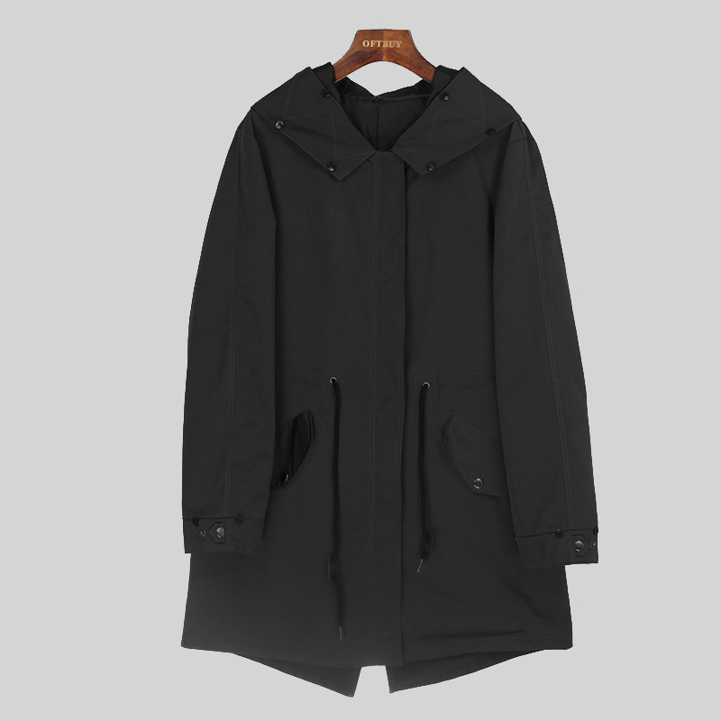 OFTBUY Waterproof Long Parka Shell Can Match Fur Liner and Fur Collar 201217