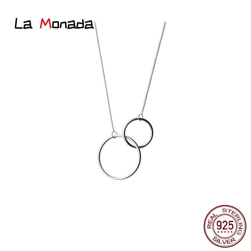 38cm-43.9cm 925 Silver Necklaces Women Interlock Fine Silver 925 Jewelry For Women Circle Pendant Female Chain Necklace On Neck
38cm-43.9cm 925 Silver Necklaces Women Interlock Fine Silver 925 Jewelry For Women Circle Pendant Female Chain Necklace On Neck