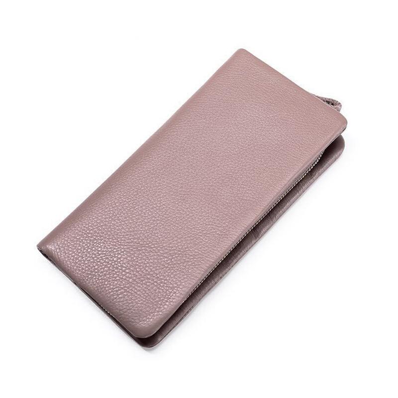High Quality Women Wallet Geunine Leather Ladies Soft Leather Zipper Phone Clutch Bag Fashion Female Black/Green 5 Colors Purses, Pink
High Quality Women Wallet Geunine Leather Ladies Soft Leather Zipper Phone Clutch Bag Fashion Female Black/Green 5 Colors Purses, Pink