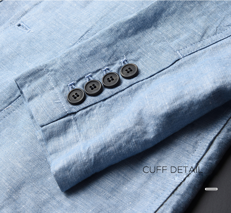 TANG High Quality New Arrival Blazer Man New Linen Suit Jacket Autumn Casual Mianma Male Single Breasted Size M-L-XL-2XL-4XL 201104