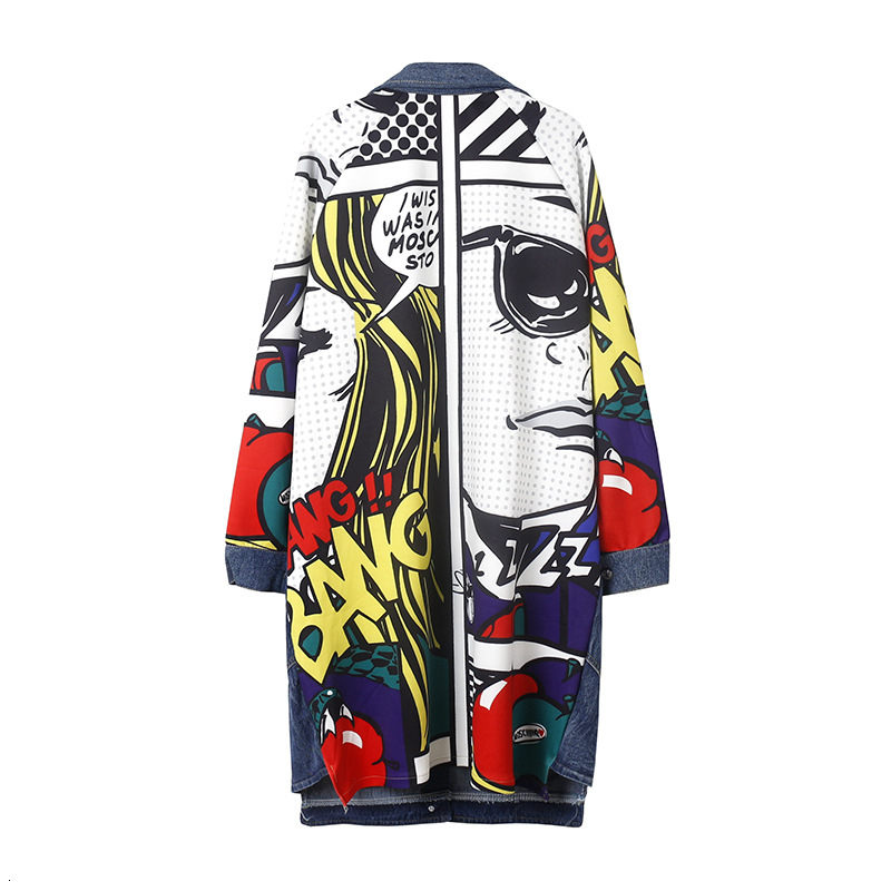 TVVOVVIN Cartoon Spring Printed Cowboy Patchwork Loose Long Big Size Denim Windbreaker Women Coat Fashion Trench Tide B445 201031, Aspicture
TVVOVVIN Cartoon Spring Printed Cowboy Patchwork Loose Long Big Size Denim Windbreaker Women Coat Fashion Trench Tide B445 201031, Aspicture