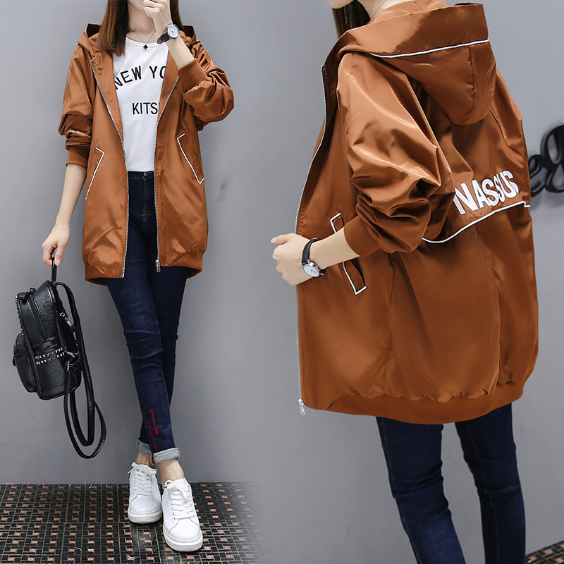 New Fashion Spring Autumn Women's Mid Long Basic Coats Female Casual Baseball Long Sleeve Outerwear Jackets T200319