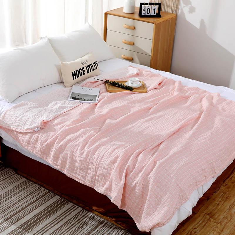Pure Cotton Towel Blankets for Bed Sofa Travel Office Car 2 Layer Throw Blanket Air Condition Summer Quilt /200x230cm
Pure Cotton Towel Blankets for Bed Sofa Travel Office Car 2 Layer Throw Blanket Air Condition Summer Quilt /200x230cm