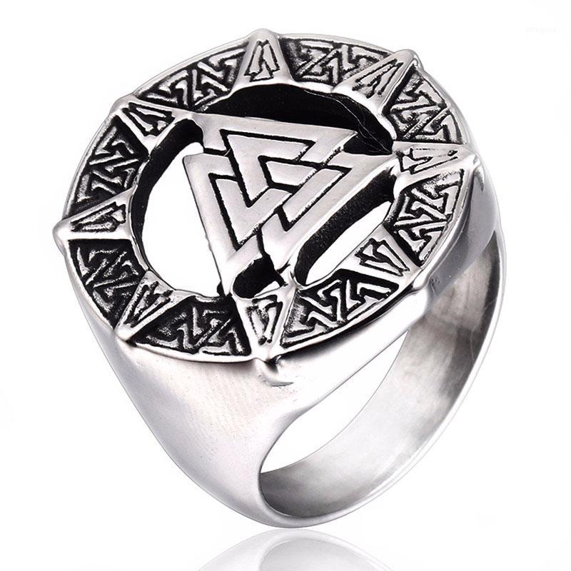 Punk 316L Stainless Steel Nordic Viking Ring Signet Talisman Symbol Men Rings Vintage Finger Jewelry Warrior Valknut Rune Amulet1
Punk 316L Stainless Steel Nordic Viking Ring Signet Talisman Symbol Men Rings Vintage Finger Jewelry Warrior Valknut Rune Amulet1
