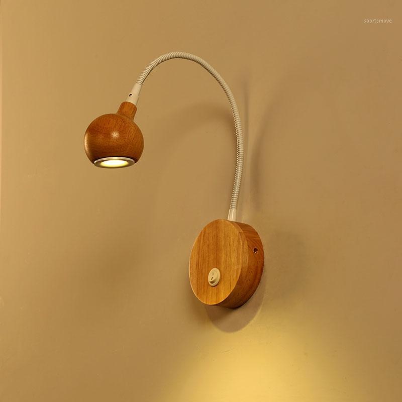 Nordic creative led wall lamp solid wood sconce study bedroom bedside corridor simple modern reading wall light 00511
Nordic creative led wall lamp solid wood sconce study bedroom bedside corridor simple modern reading wall light 00511