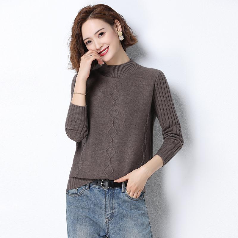 Women Sweater Winter Autumn Camel Red Green Jumper Mujer Crew Neck Ripple Textured Knit Top Sculptured Jacquard Knitwear Ladies
Women Sweater Winter Autumn Camel Red Green Jumper Mujer Crew Neck Ripple Textured Knit Top Sculptured Jacquard Knitwear Ladies