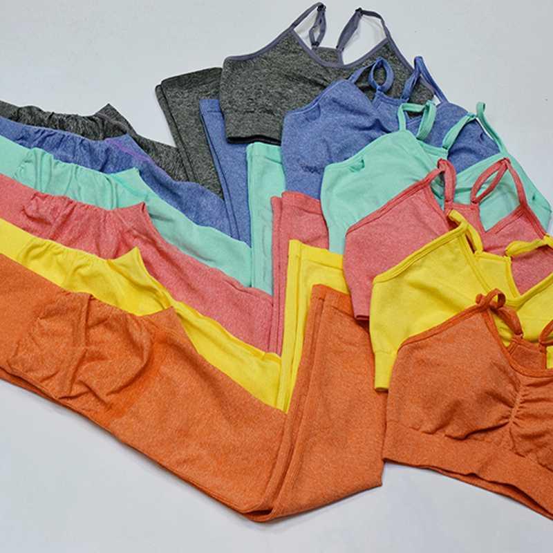 2 Piece Set Women Gym Seamless Fitness Clothing Yoga Set Gym Leggings Tights Padded Push-up Sports Bra Sports Suits Outfit, Dark gray
2 Piece Set Women Gym Seamless Fitness Clothing Yoga Set Gym Leggings Tights Padded Push-up Sports Bra Sports Suits Outfit, Dark gray