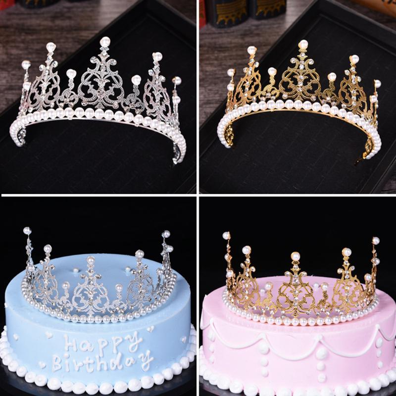 Golden Silver Bridal Headdress Iron Plate Premium Rhinestones Highlight Pearl Crown Wedding Birthday Party Cake Decoration Crown
Golden Silver Bridal Headdress Iron Plate Premium Rhinestones Highlight Pearl Crown Wedding Birthday Party Cake Decoration Crown