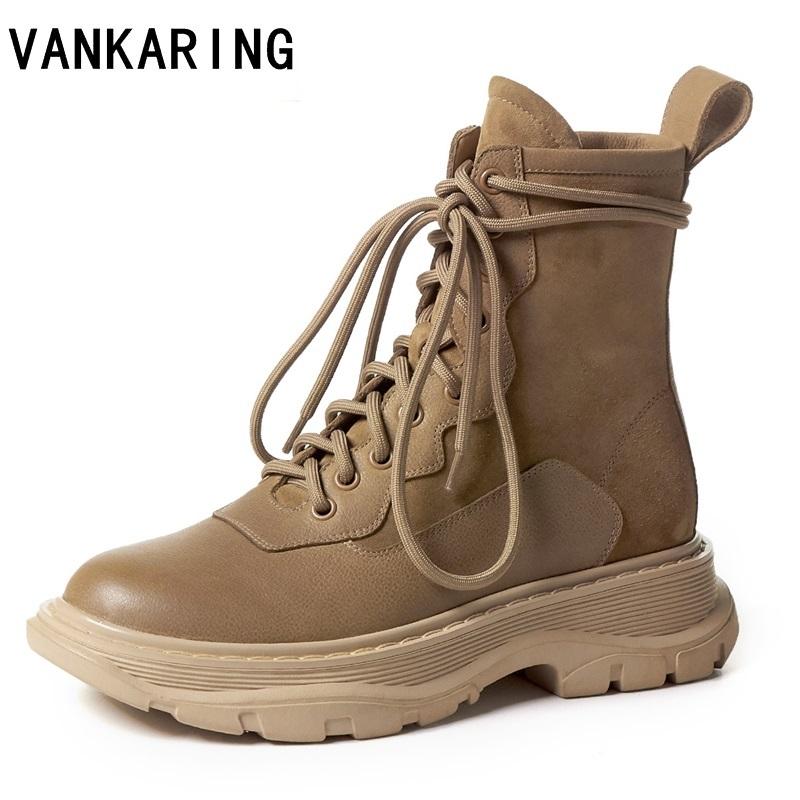 height Increasing boots platform shoes woman ankle boots thick sole waterproof side zip lace-up riding women casual wedge shoes, Black
height Increasing boots platform shoes woman ankle boots thick sole waterproof side zip lace-up riding women casual wedge shoes, Black