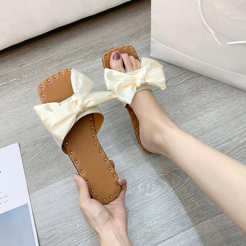 Ladies Butterfly-knot Fashion Slippers Female Rubber Non-slip Flats Shoes Women Open Toe Footwear Outsides Summer Comfort Shoes1, Black
Ladies Butterfly-knot Fashion Slippers Female Rubber Non-slip Flats Shoes Women Open Toe Footwear Outsides Summer Comfort Shoes1, Black