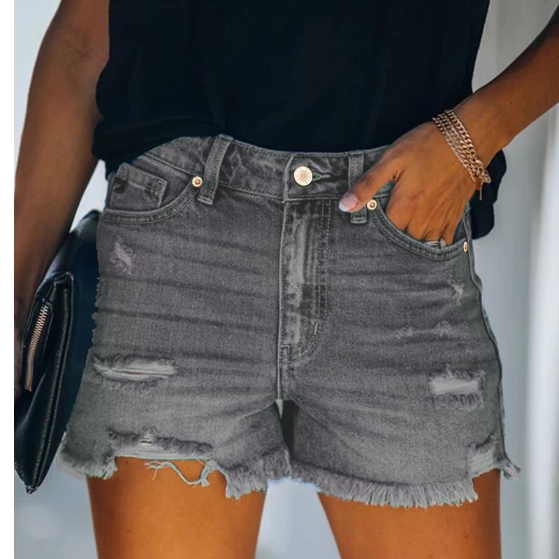 Women Denim Shorts Casual Vintage Short Jeans Female Fashion Summer Cool Straight Lady Plus Size Sexy Femme, Gray
Women Denim Shorts Casual Vintage Short Jeans Female Fashion Summer Cool Straight Lady Plus Size Sexy Femme, Gray