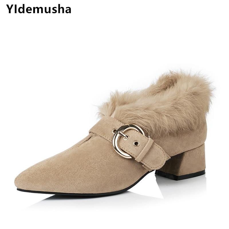 New PU women snow boots faux fur boots thick heel ankle for women winter shoes slip on europe american style femme, Black
New PU women snow boots faux fur boots thick heel ankle for women winter shoes slip on europe american style femme, Black