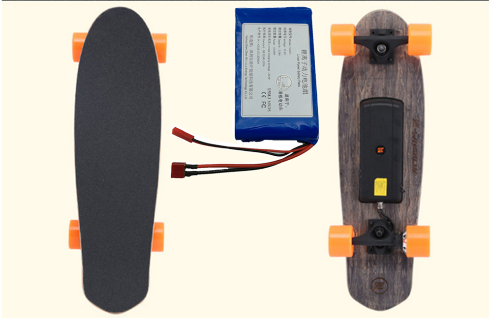 25.2V2.2Ah (7S1P) Lithium Battery Pack HA051 With BMS And Chinese 18650 Cells for 4-Wheel Electric Skateboard Electrice Scooter And So on
