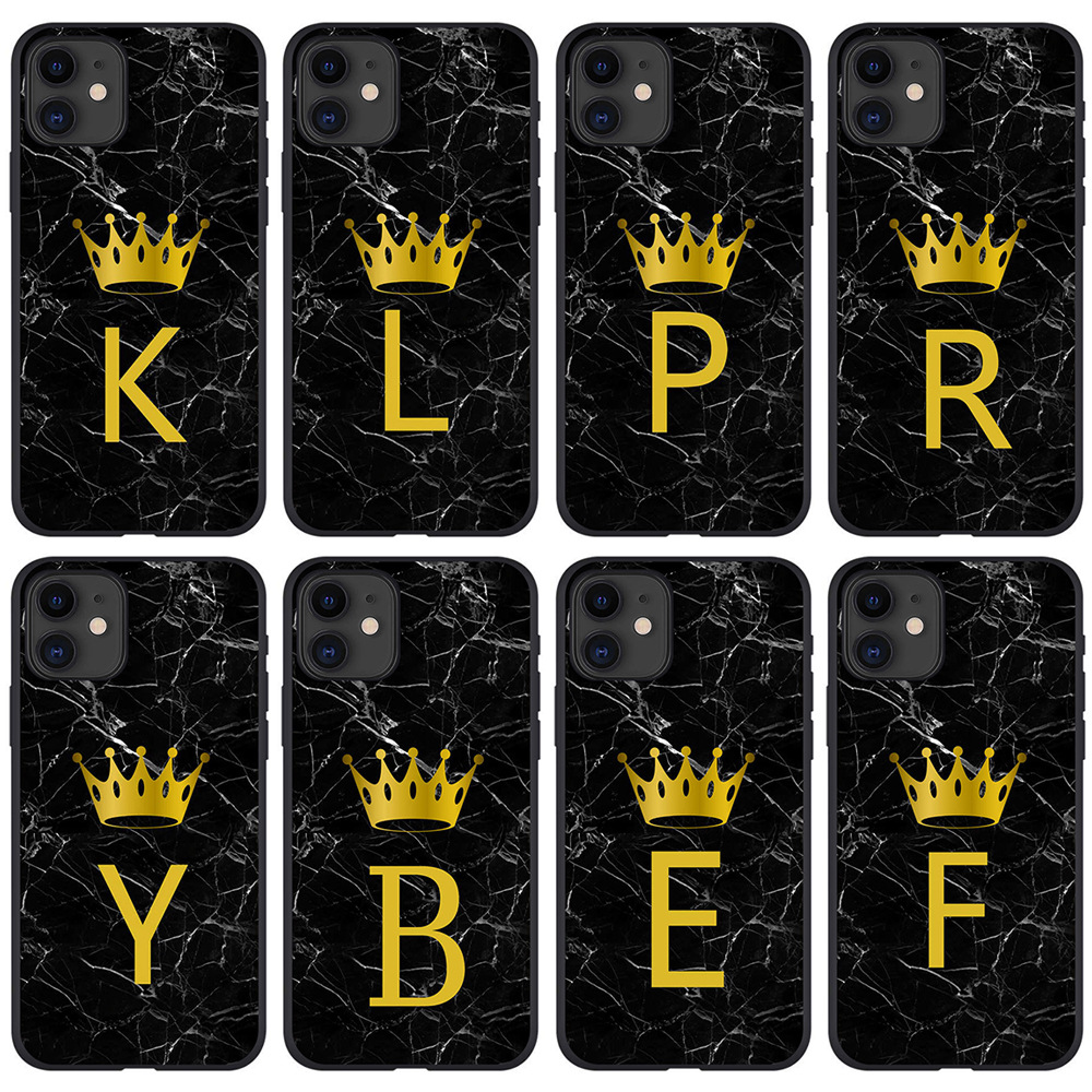 Shockproof Cover I-phone 12 Case For Iphone 12 Mini Pro Max 11 Marble English Alphabet Crown Cover Shell Cell 11 Moblie Phone Cases
Shockproof Cover I-phone 12 Case For Iphone 12 Mini Pro Max 11 Marble English Alphabet Crown Cover Shell Cell 11 Moblie Phone Cases