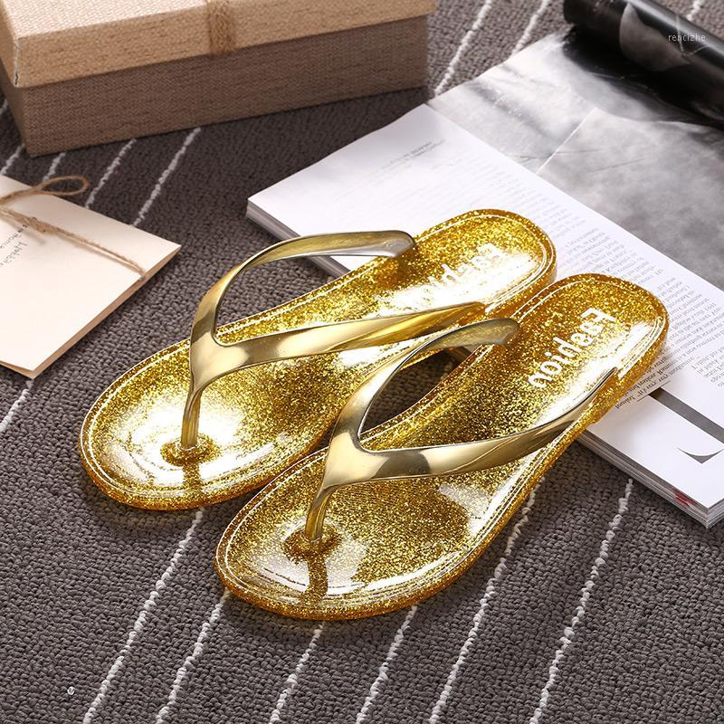 glitter gold/silver clip toe flip flops brand woman slippers student outdoor slides lady shoes summer pvc sandals new arrival1
glitter gold/silver clip toe flip flops brand woman slippers student outdoor slides lady shoes summer pvc sandals new arrival1