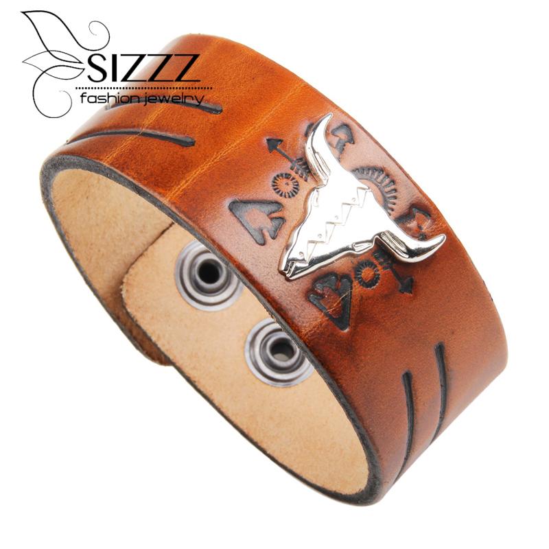 SIZZZ 24CM*3CM Leather alloy exaggerated punk temperament wide leather bracelet&Bangles For Women/Men
SIZZZ 24CM*3CM Leather alloy exaggerated punk temperament wide leather bracelet&Bangles For Women/Men