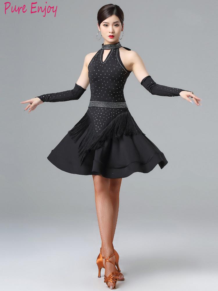 Latin dance costumes women salsa dancewear dance costume dresses ballroom competition dresses tango adult fringe gold Rhinestone, Black
Latin dance costumes women salsa dancewear dance costume dresses ballroom competition dresses tango adult fringe gold Rhinestone, Black