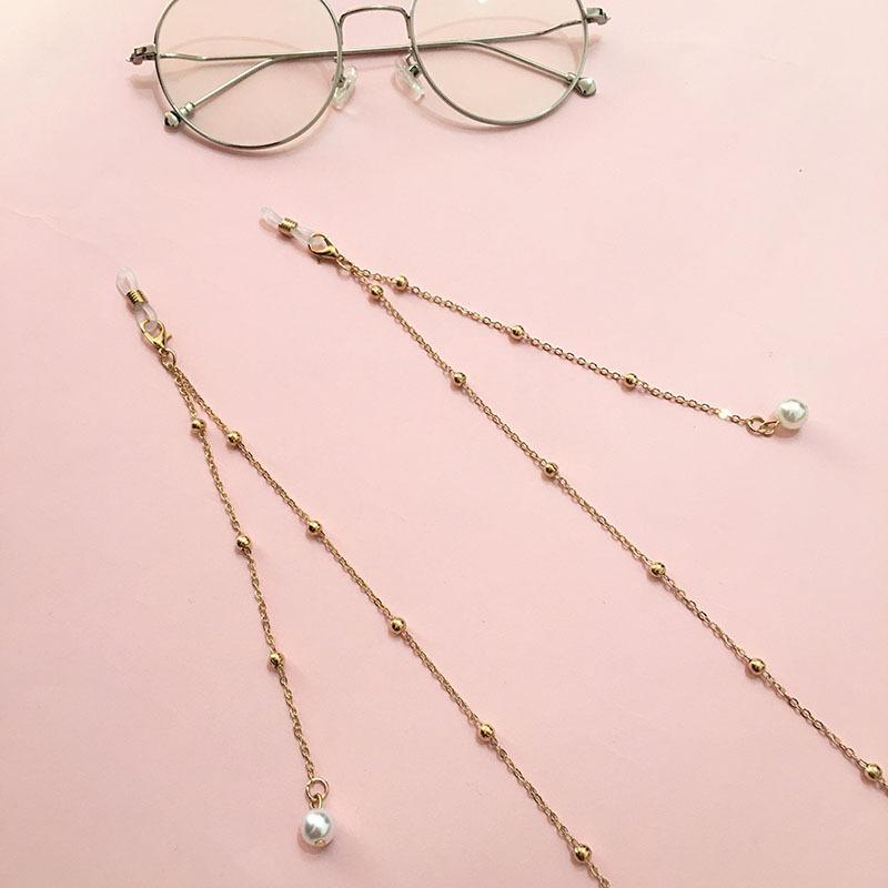 Fashion women's imitation pearl pendant glasses chains simple anti-lost glasses rope pearl hanging neck hanging chain
Fashion women's imitation pearl pendant glasses chains simple anti-lost glasses rope pearl hanging neck hanging chain