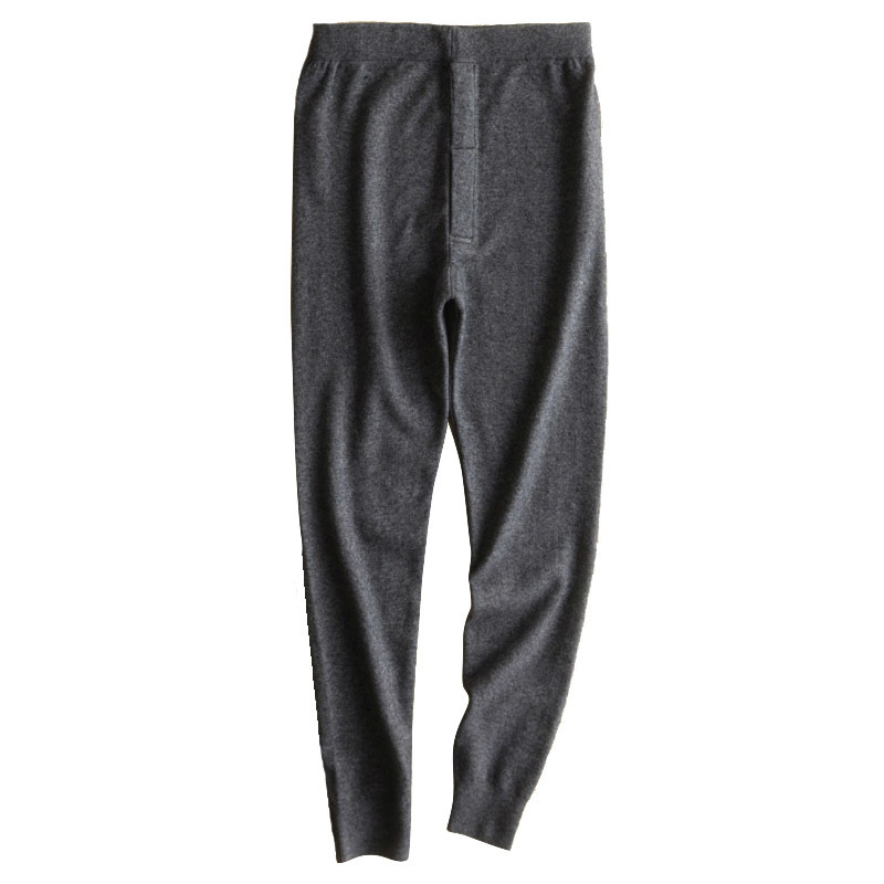 Long Merino Wool Leggings Winter Mens Warm Pants Autumn Warm Thermal Underwear Skinny Fleece Tights For Men Long Johns Pants 201124