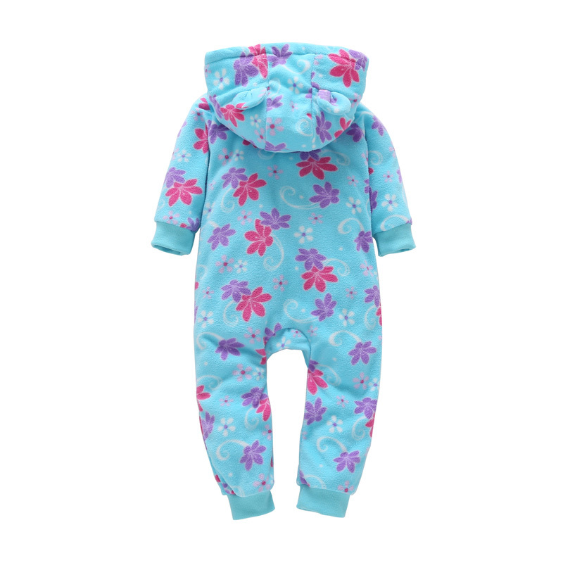 Autumn Fleece baby clothes baby girls boys Long sleeves bodysuit baby boy jumpsuit Y1221
